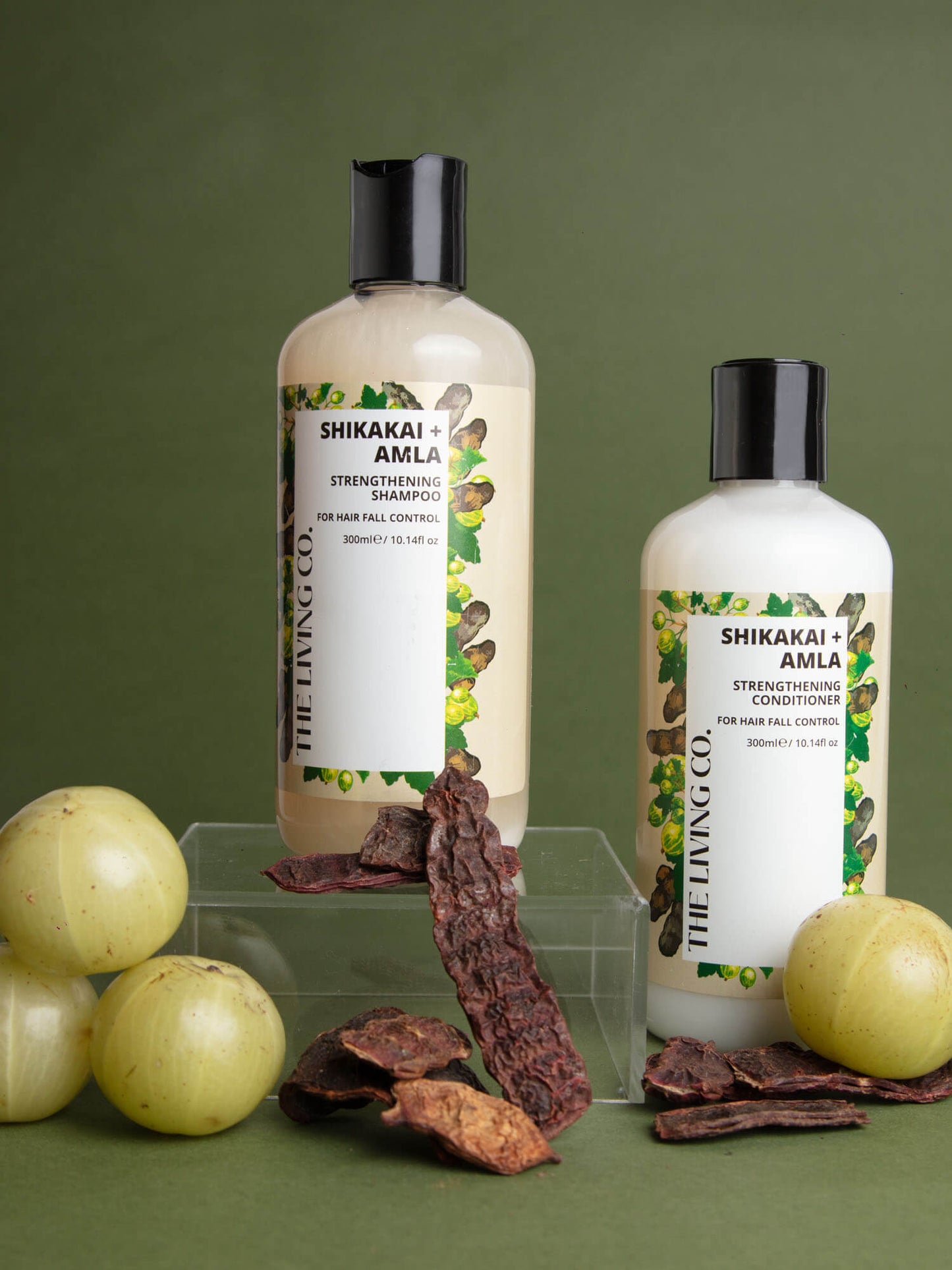 Strengthening Shampoo with SHIKAKAI + AMLA for Hair Fall Control - 300ml
