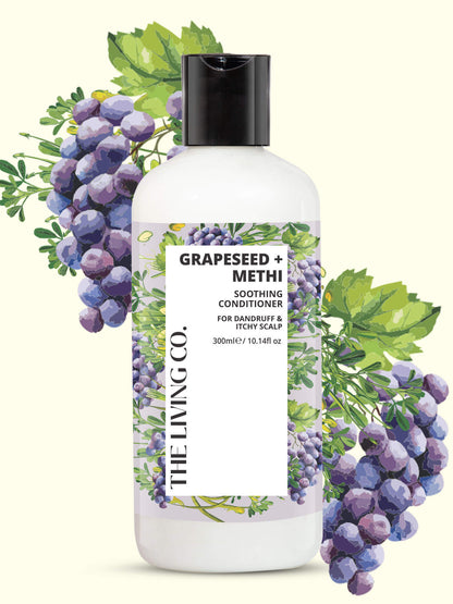 Soothing Conditioner with GRAPESEED + METHI for Dandruff & Itchy Scalp - 300ml