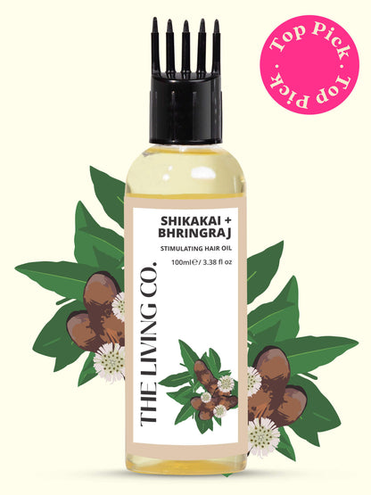 SHIKAKAI + BHRINGRAJ Stimulating Hair Oil for Hair Growth - 100ml