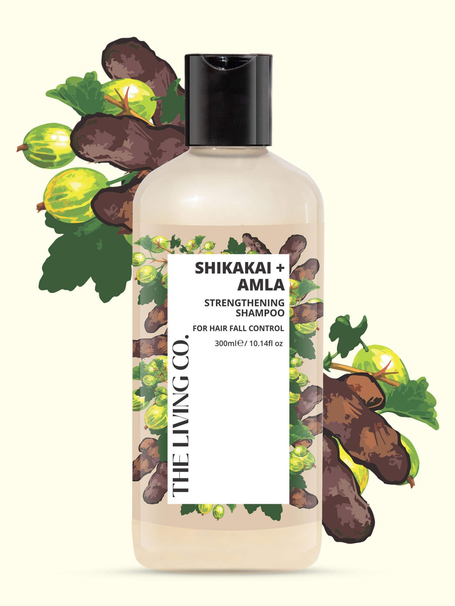 Strengthening Shampoo with SHIKAKAI + AMLA for Hair Fall Control - 300ml