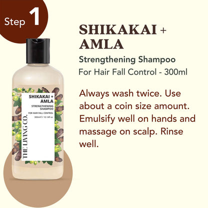 Strengthening Shampoo & Conditioner Combo with SHIKAKAI + AMLA