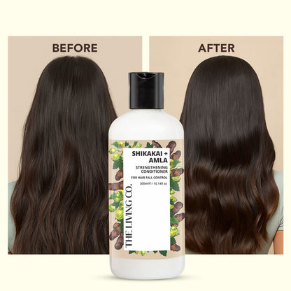 Strengthening Conditioner with SHIKAKAI + AMLA for Hair Fall Control