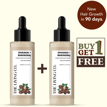 SHIKAKAI + BHRINGRAJ Hair Growth Scalp Serum (BOGO)