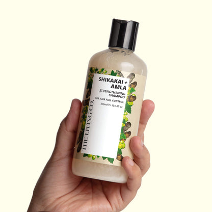 Strengthening Shampoo with SHIKAKAI + AMLA for Hair Fall Control - 300ml